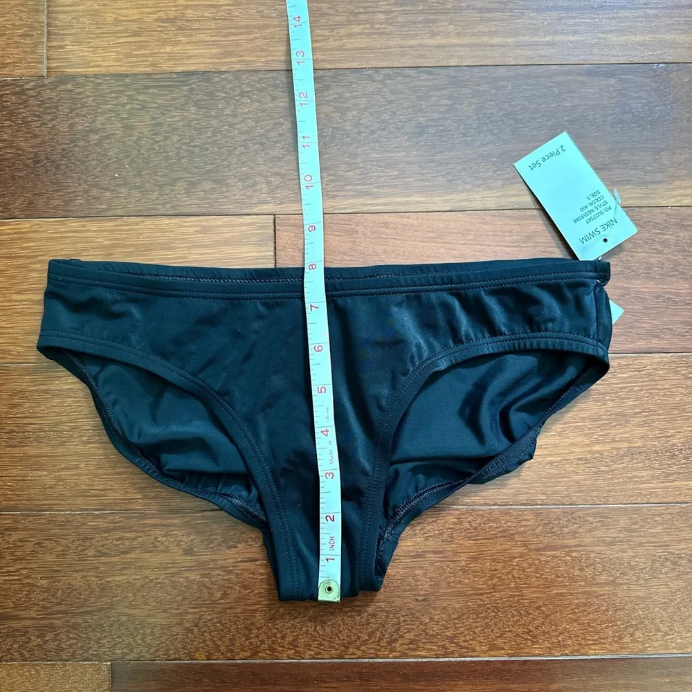 NIKE Laser Stripe Racerback Tankini Swimsuit Blue - Picture 7 of 8